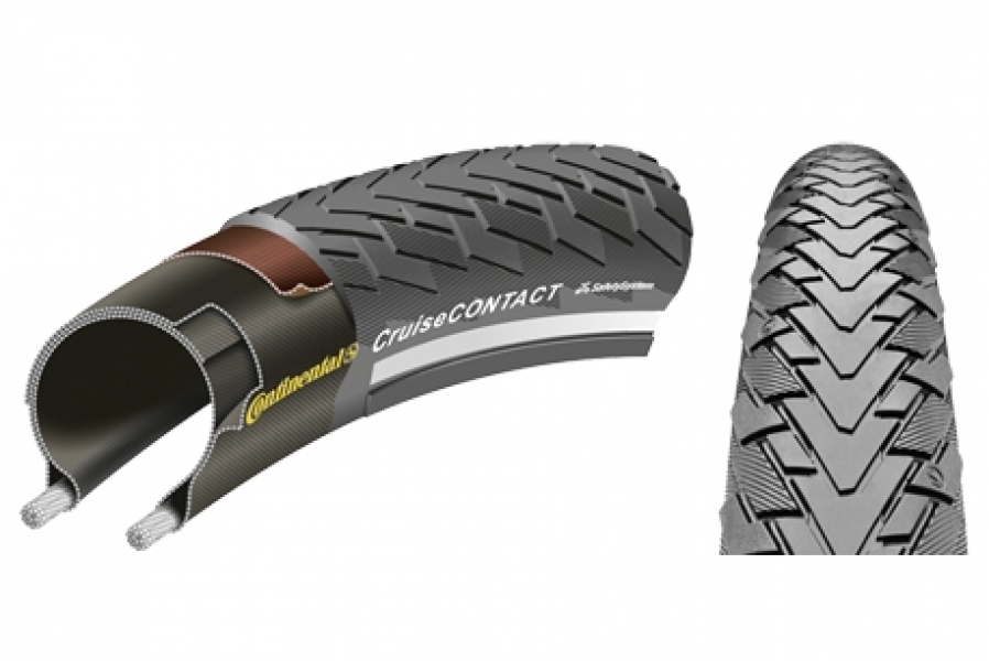 Continental CruiseContact, 26" x 2.2, с отражателем (2016), Black
Continental CruiseContact, 26" x 2.2, с отражателем (2016), Black