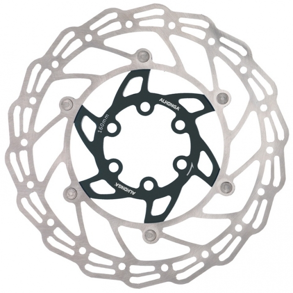 

Alhonga Диск тормозной 160мм (0), Silver/black