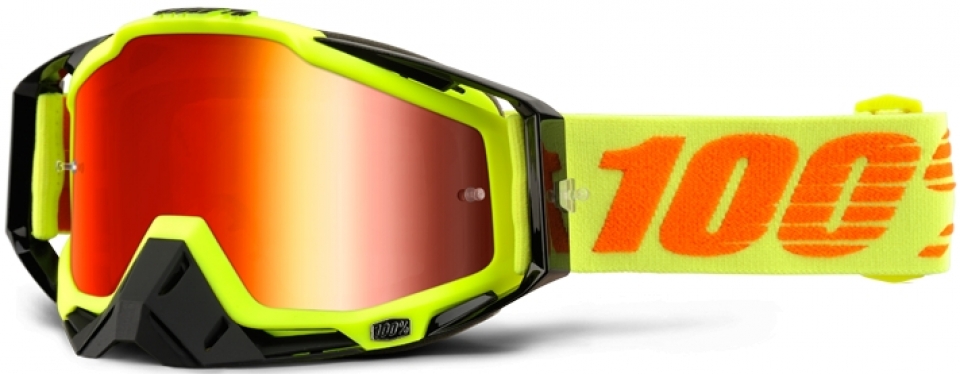 

100% Racecraft Attack Mirror Red Lens (2017), Yellow