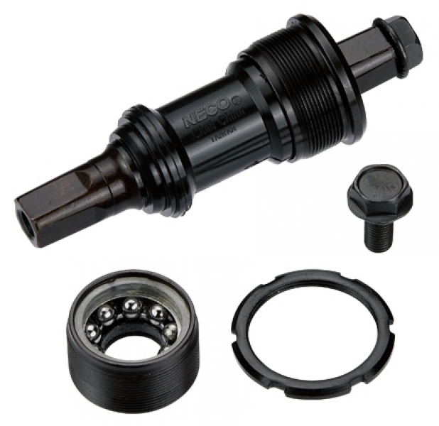 

Neco B906 под квадрат, BSA 1.37" х 24T, R/L, 68/110,5мм. Ось 10В21 (0), Black
