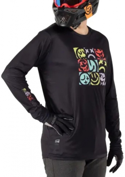 Велоджерси Leatt MTB Gravity 3.0 Jersey, Black  - купить в Москве