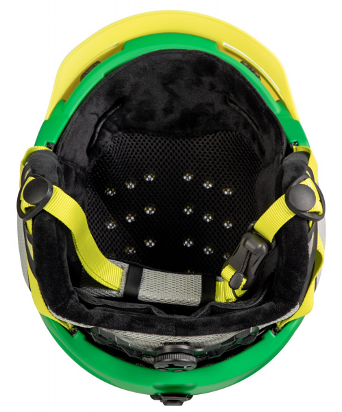 Горнолыжный шлем White Owl Шлем зимний Guardian, зеленый с желтым - купить в Москве