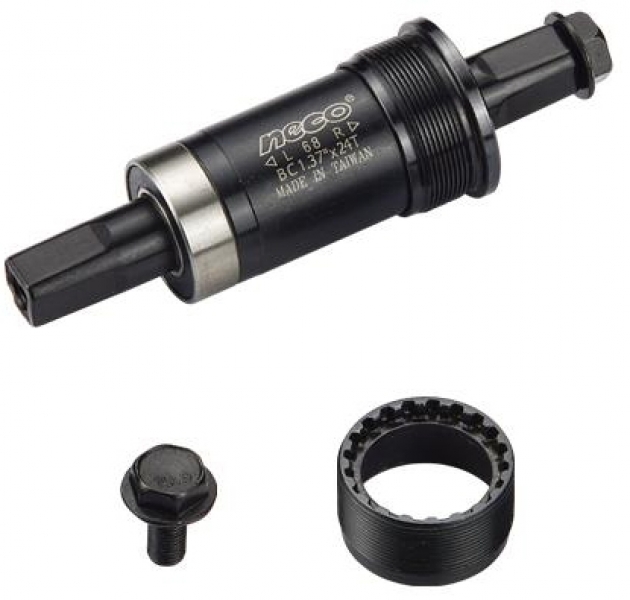 

Neco B910P под квадрат, BSA 1.37”x24T, R/L, 68/127,5мм. Ось 10В21 (0), Black
