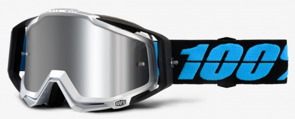 

100% Racecraft Plus Daffed / Injected Silver Flash Mirror Lens (2018)