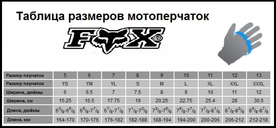    Fox Flexair Glove 