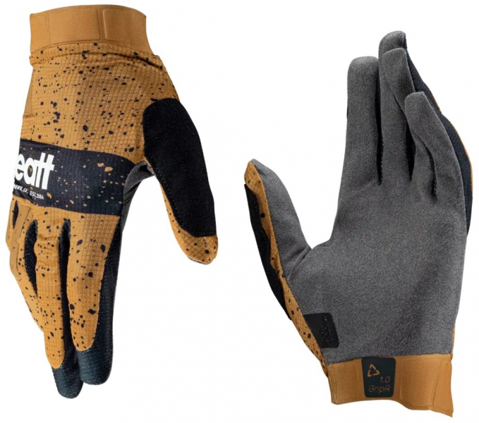 Велоперчатки Leatt MTB 1.0 GripR Glove, Rust  - купить в Москве