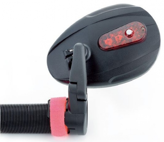 

TBS Зеркало DX-2200AVF с 6-диодной красной мигалкой (0), Black