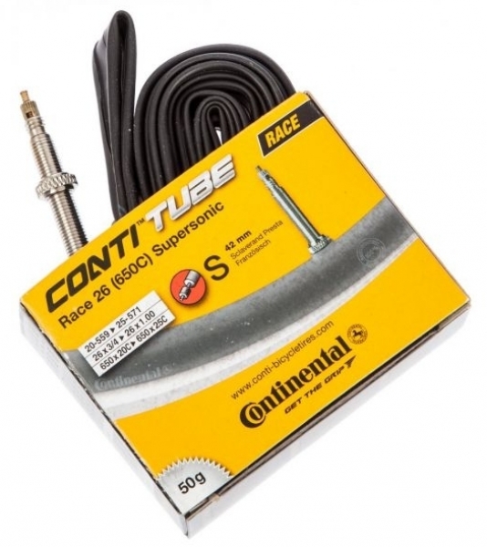 Камеры для велосипедов Continental Race 26, 20-571 / 25-599, S42 вело ниппель - купить в Москве