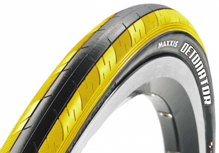 

Maxxis Detonator 700x23C TPI 60 кевлар 57a/62a Dual Black/Yellow (2017)
