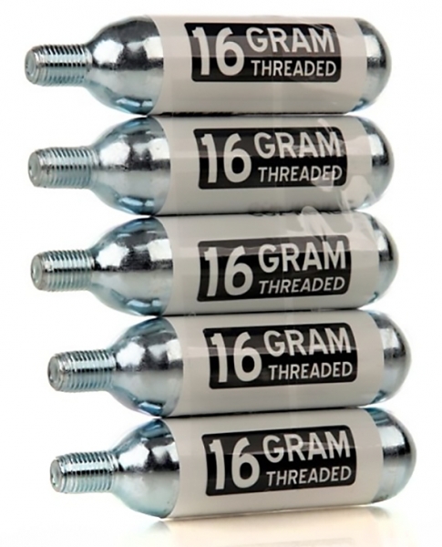 

Lezyne 16G CO2 Cartridge (5 шт) (2018), Silver