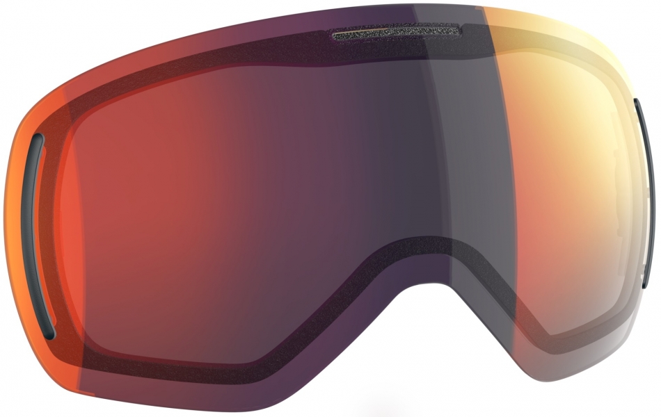 Линзу для горнолыжной маски Scott LCG Evo с футляром solar red chrome S3 - купить в Москве