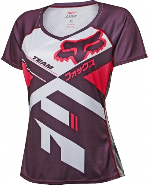 

Fox Lynx SS Womens Jersey (2016), Plum
