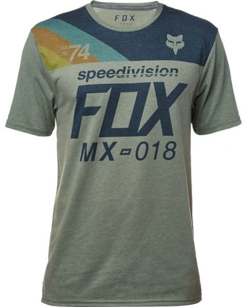 

Fox Accordingly SS Tech Tee (2018), Heather dark fatigue