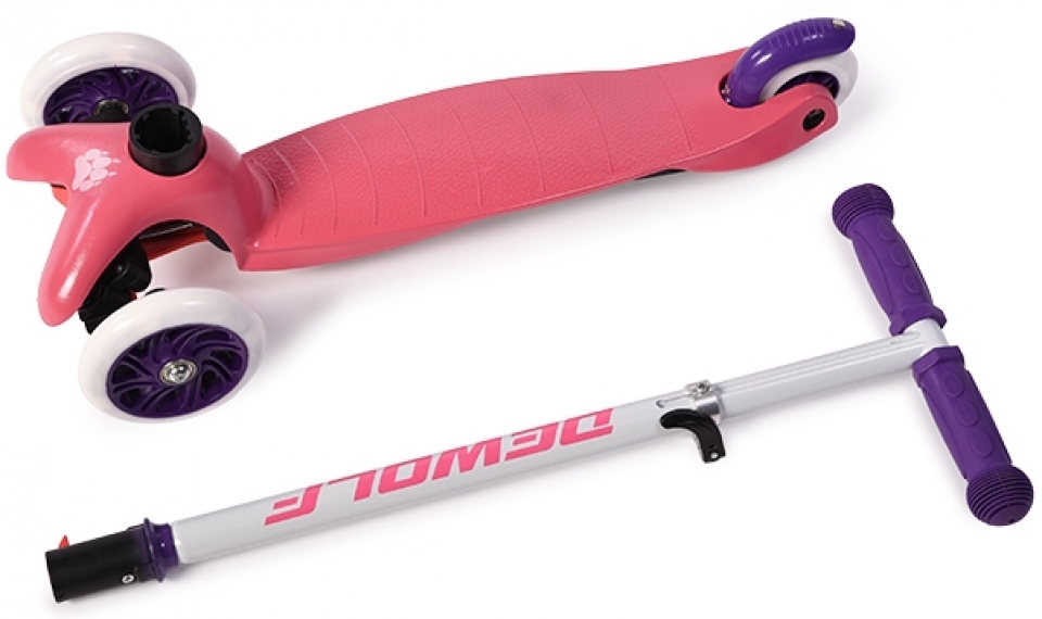 Самокат Dewolf Trilly 10 girl Pink 2021 - купить в Москве