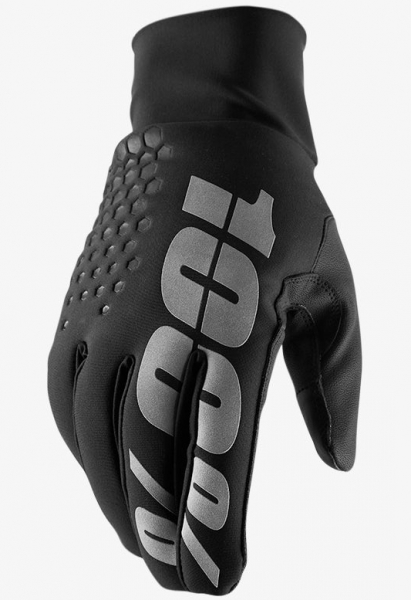 Мотоперчатки 100% Hydromatic Brisker Glove, Black - купить в Москве