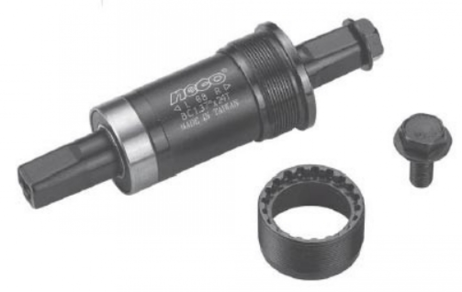 

Neco B911 под квадрат, BSA 1.37”x24T, R/L, 120/167,0мм (25,0|120|22,0) (0), Black
