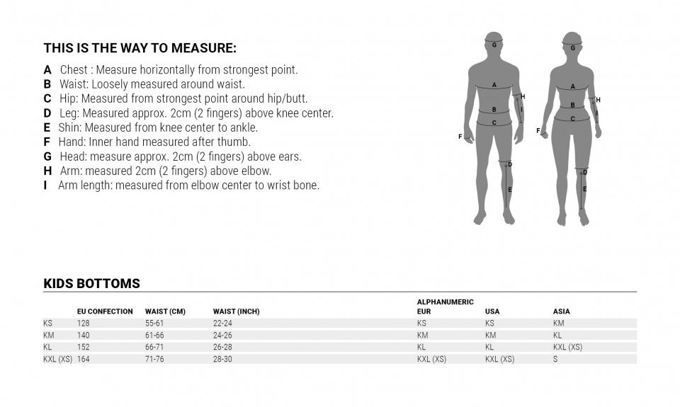 Геометрия велосипеда Велошорты IXS Kids Trigger 1.0, Black