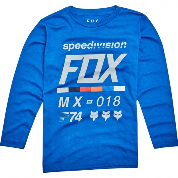 

Fox Youth Draftr LS Tee (2018), Blue