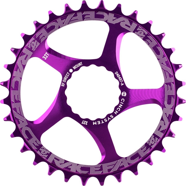Звезды Race Face Cinch Direct Mount 26T Purple - купить в Москве