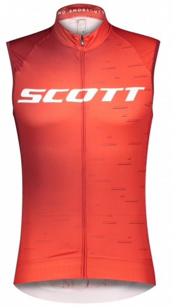 Велоджерси Scott RC Pro w/o SL Fiery Red/White - купить в Москве