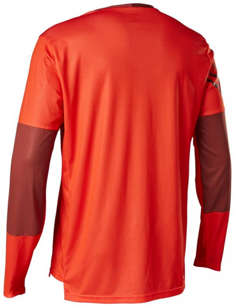 Велоджерси Fox Defend LS Jersey Moth Flow Red - купить в Москве