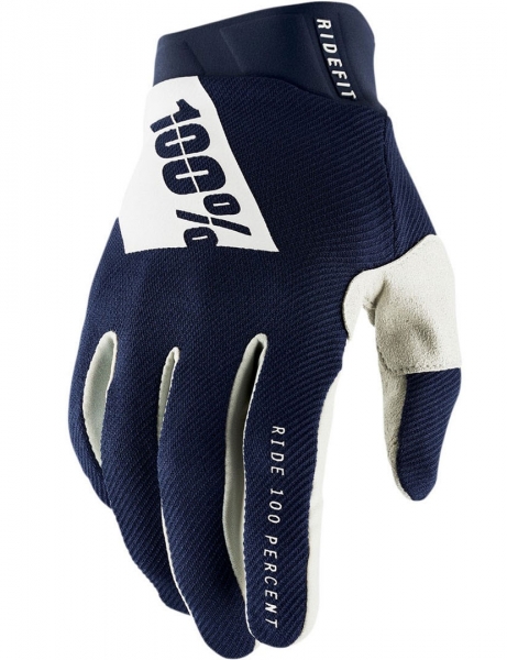 Мотоперчатки 100% Ridefit Glove Navy - купить в Москве