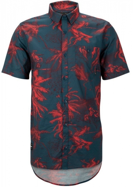 Рубашка Fox Bad Trip SS Woven Dark Indigo - купить в Москве