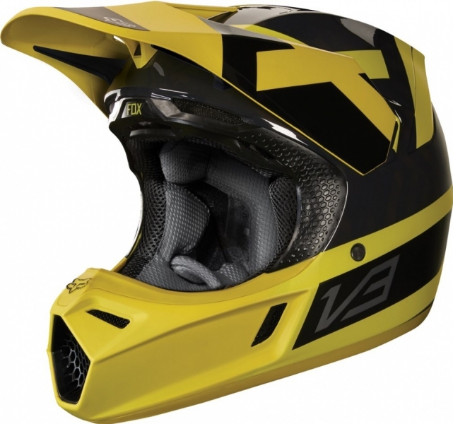 

Fox V3 Preest Helmet (0), Dark yellow