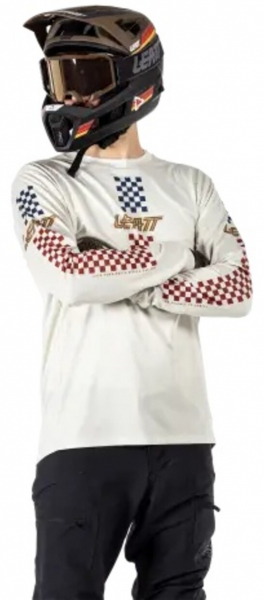 Велоджерси Leatt MTB Enduro 4.0 Jersey, Cream  - купить в Москве