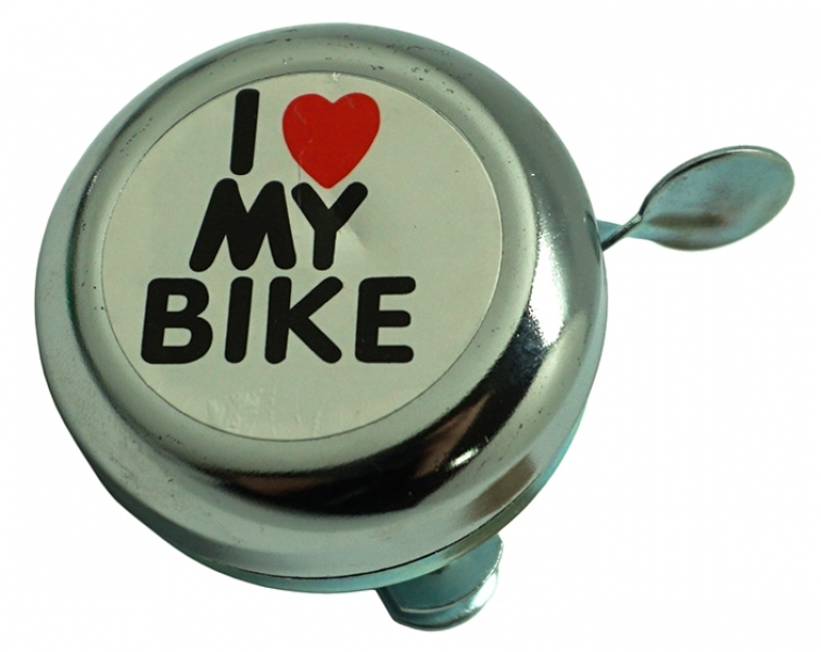 

TBS Звонок "I Love My Bike" (0), Silver
