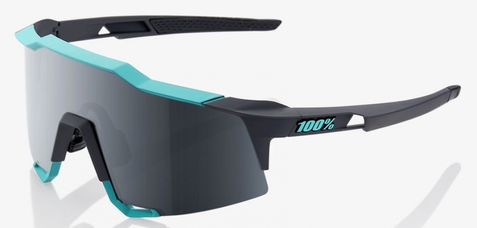 

100% Speedcraft Soft Tact Celeste Green / Cement Grey / Black Mirror (2018)