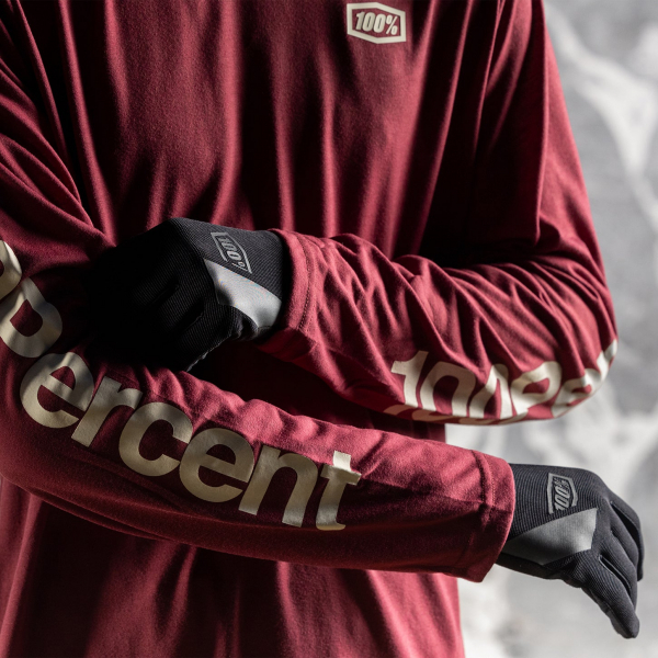 Мотоперчатки 100% Ridecamp Youth Glove, Black - купить в Москве