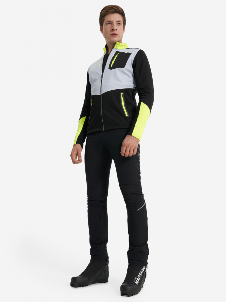 Куртку Fischer Softshell Warm Black/Grey - купить в Москве