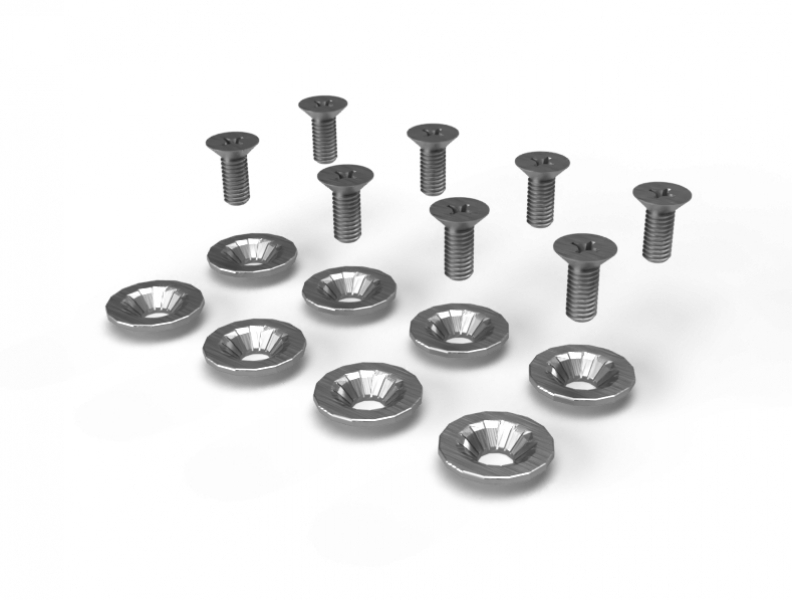 Запчасти для сноубордических креплений NOW Болты NOW S72A1A-Mountain Hardware 10 Set - купить в Москве