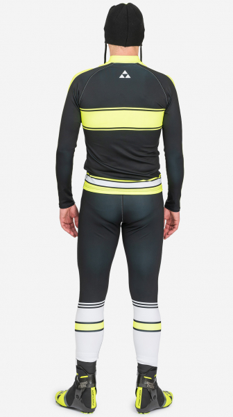 Горнолыжный комбинезон Fischer Retro Black/Lime - купить в Москве