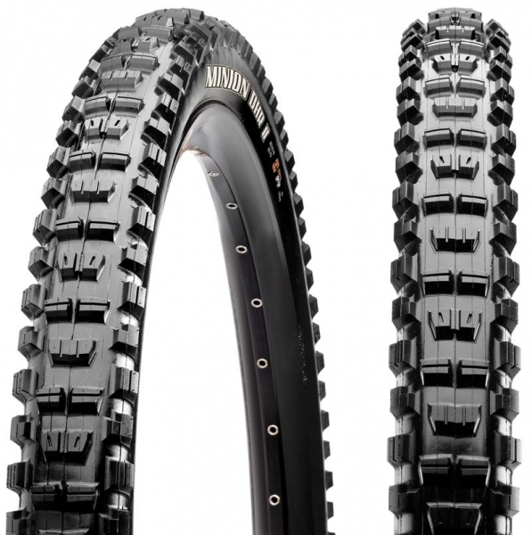 

Maxxis Minion DHR II 27.5x2.40 TPI 60DW 42a ST Single (0), Black