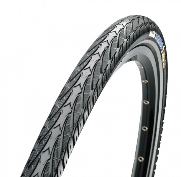 

Maxxis Overdrive 28x1 5/8x1 3/8 TPI 60 сталь 70a Single (0), Black