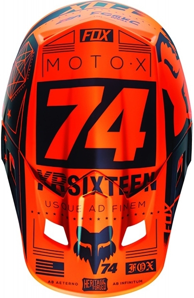

Fox V2 Union Helmet Visor (2016), Orange