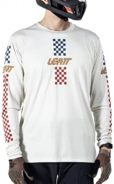 Велоджерси Leatt MTB Enduro 4.0 Jersey, Cream  - купить в Москве