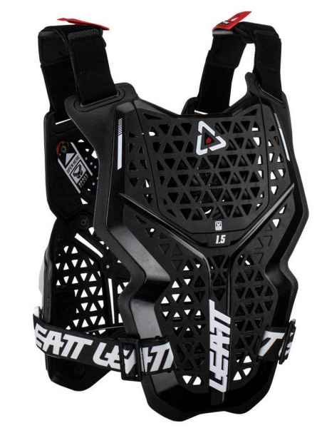 Защиту черепаха Leatt Защита панцирь Chest Protector 1.5, Black - купить в Москве