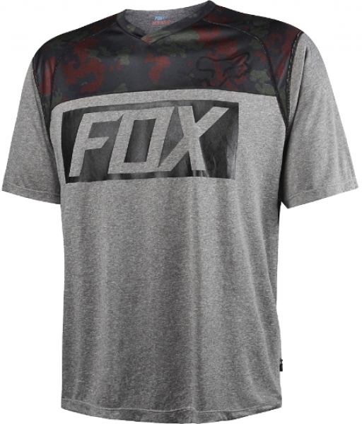 

Fox Indicator Prints SS Jersey Heather (2016), Graphite
