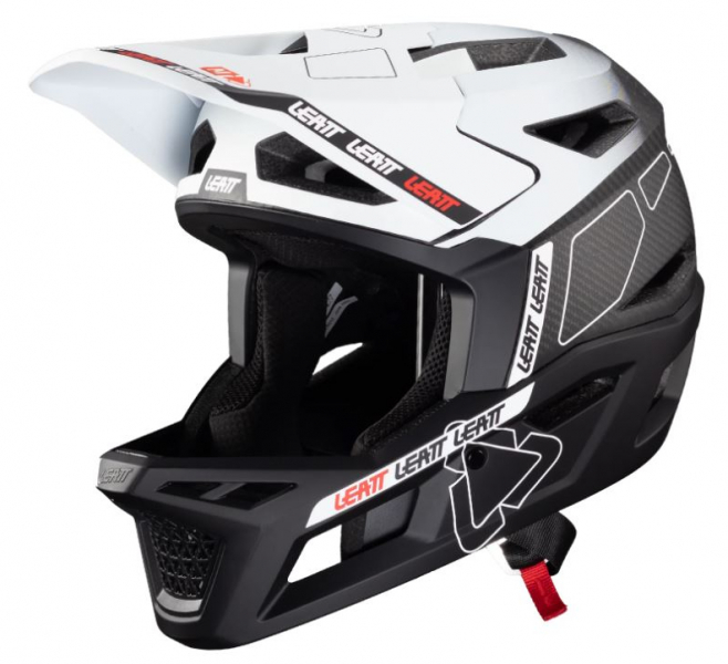 Велошлем Leatt MTB Gravity 6.0 Carbon Helmet, White  - купить в Москве