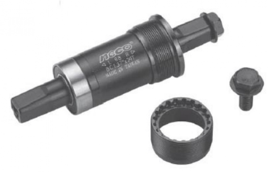 

Neco B911 под квадрат, BSA 1.37”x24T, R/L, 120/167,0мм (28,5|120|18,5) (0), Black