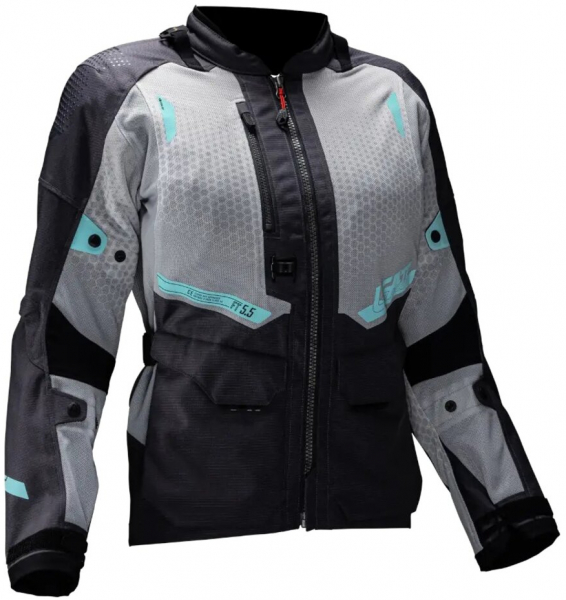 Текстильная мотокуртка Leatt ADV FlowTour 5.5 Women Jacket, Iron - купить в Москве