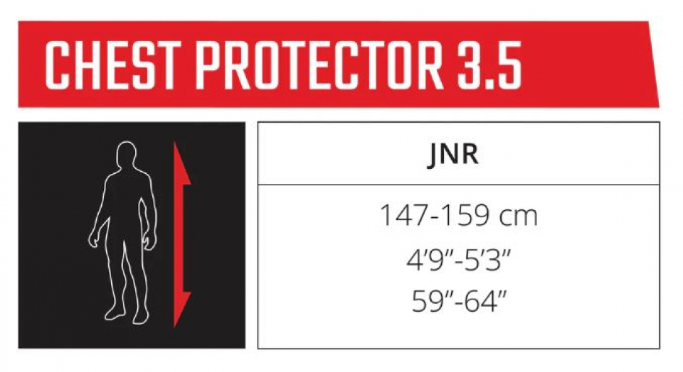 ��������� ���������� ������ �������� Leatt Chest Protector 3.5 Junior, Black/Red 