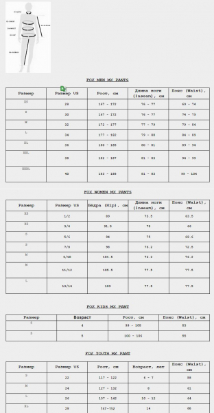 Геометрия велосипеда Велоштаны Fox Flexair Pro Fire Alpha Pant Black