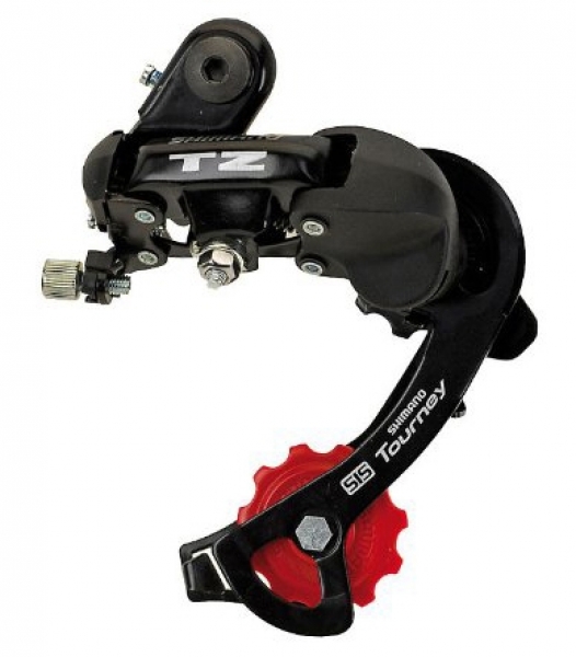 

Shimano Переключатель задний RD-TZ50-GS Tourney, 6 скоростей, крепление на ось (0), Black