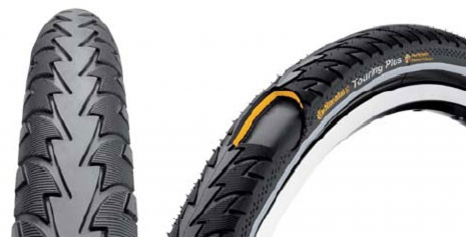 

Continental Touring Plus, 700 x 42C, с отражающей полосой (2016), Black
