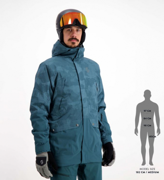 Куртку Scott Ultimate Dryo Plus Aruba Green Print - купить в Москве