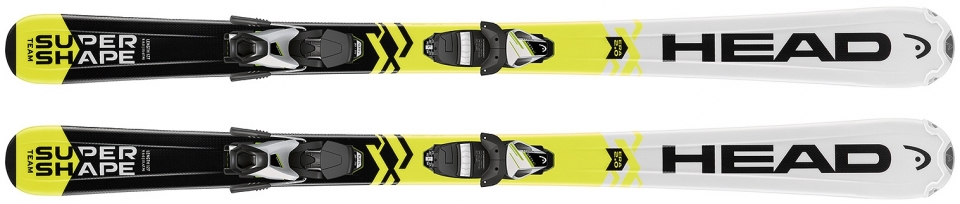 

Head Supershape Team SLR2 + SLR 7.5 AC Brake 78 [H] (2018), White/black